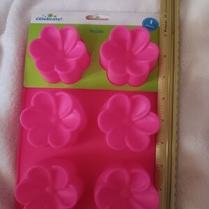 Celebrate Pink Flower Silicone Baking Mold